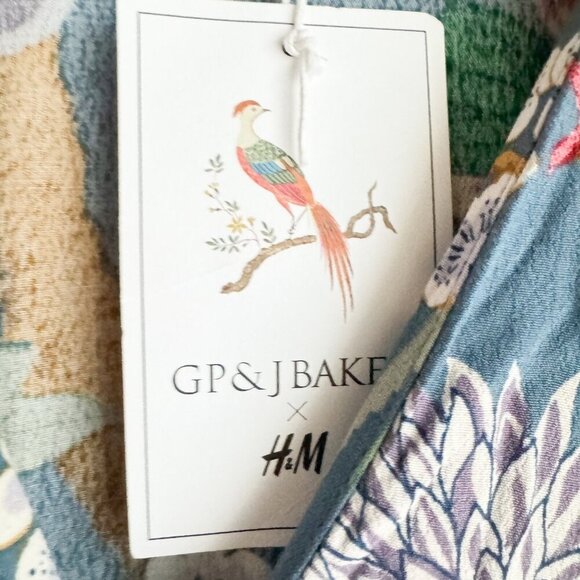 GP&J Baker X H&M Floral Dress 10 NWT - Picture 6 of 8